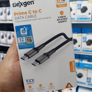 Dexgen Prime C to C 60W Fast Charging Data Cable – 1 Meter