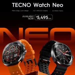 Tecno Watch Neo – Stylish Smartwatch for Everyday Performance & Smart Living